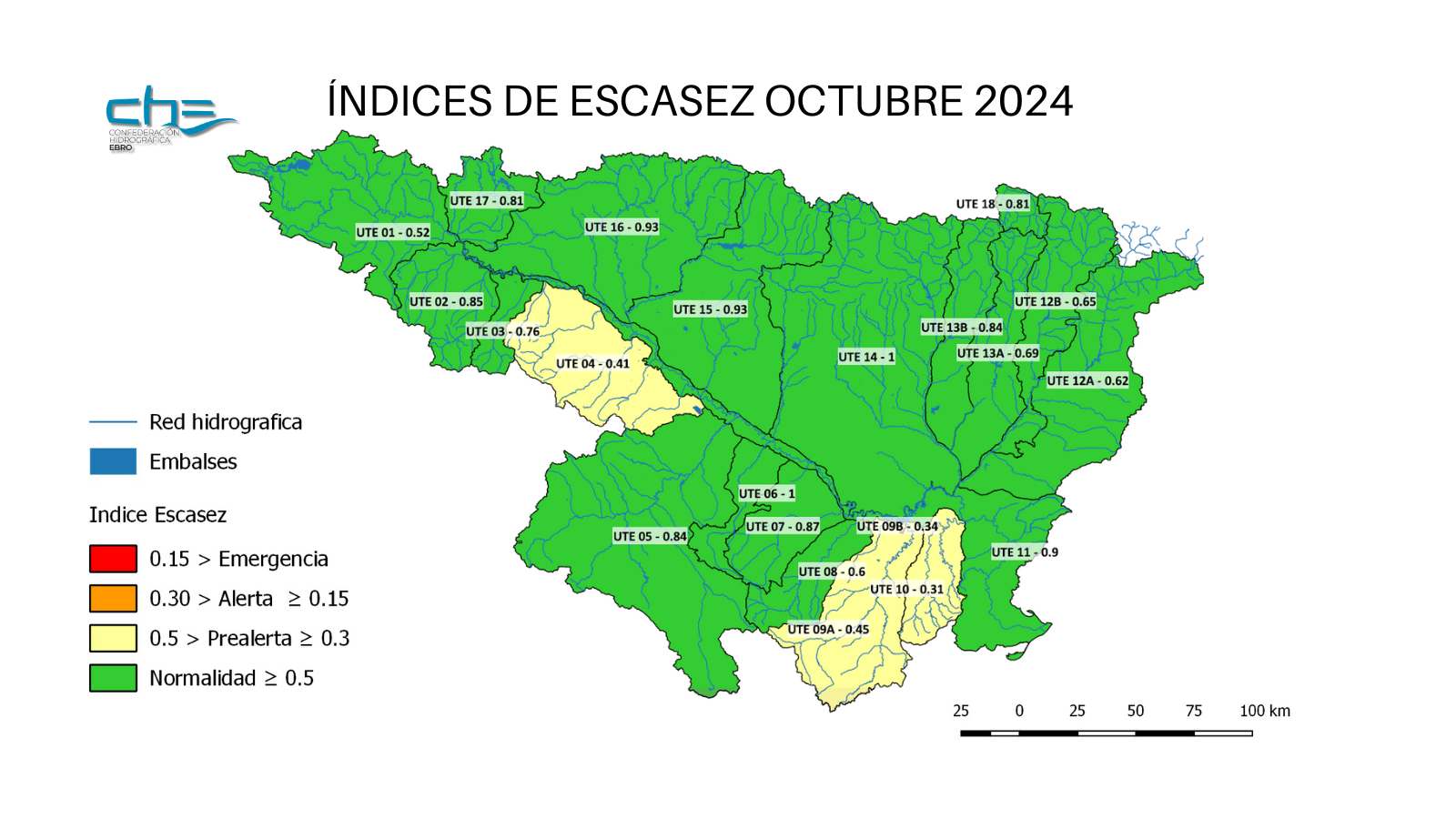 Imagen noticia - Informe índices de sequía a 31 de octubre de 2024